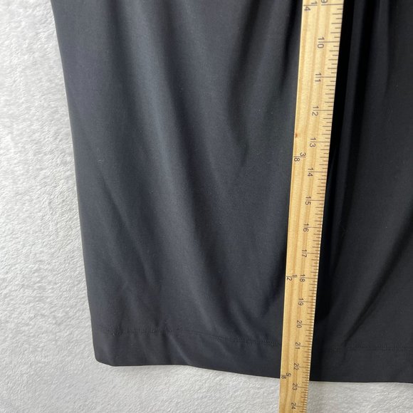 WHBM Top Women's Small Black Sleeveless Tank with Tortoiseshell Lucite Neckline - Picture 8 of 10